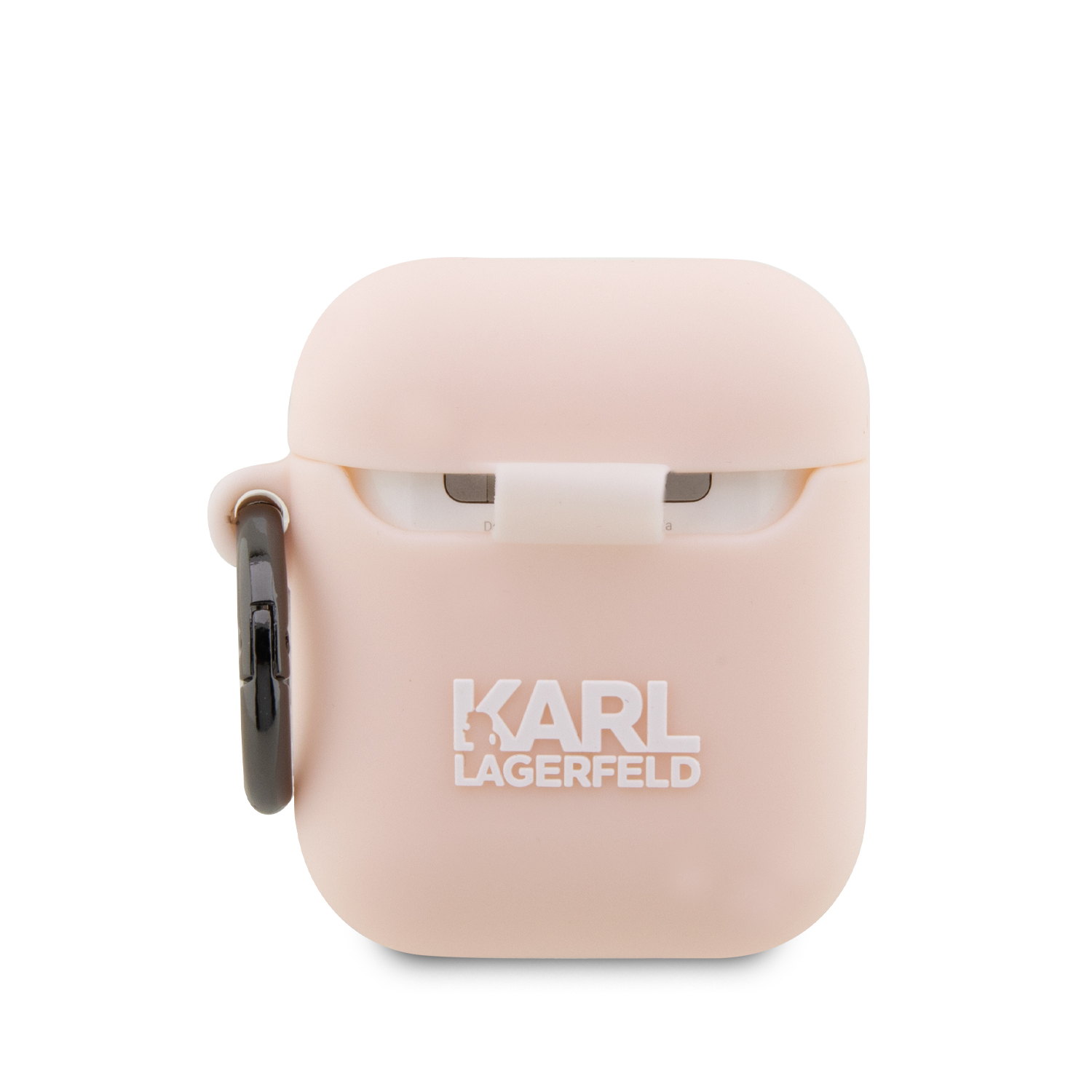 Foto 3 pulgar | Funda Karl Lagerfeld Silicón Airpods 1/2 - Rosa Original