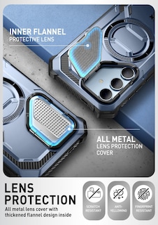 Foto 6 | Funda De Teléfono I-blason Armorbox Para Samsung Galaxy S24+ Azul - Venta Internacional.
