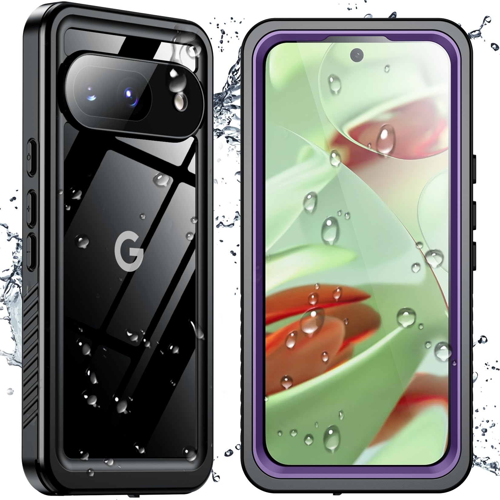 Foto 2 pulgar | Funda Spidercase Impermeable Para Google Pixel 9 De 6.3 Pulgadas, Color Morado - Venta Internacional.