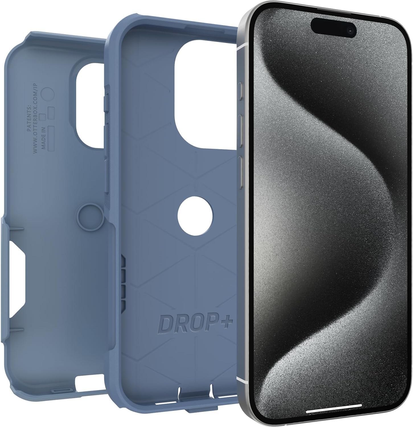 Foto 5 | Funda Otterbox Commuter Series Para Iphone 15 Pro Crisp Denim - Venta Internacional.