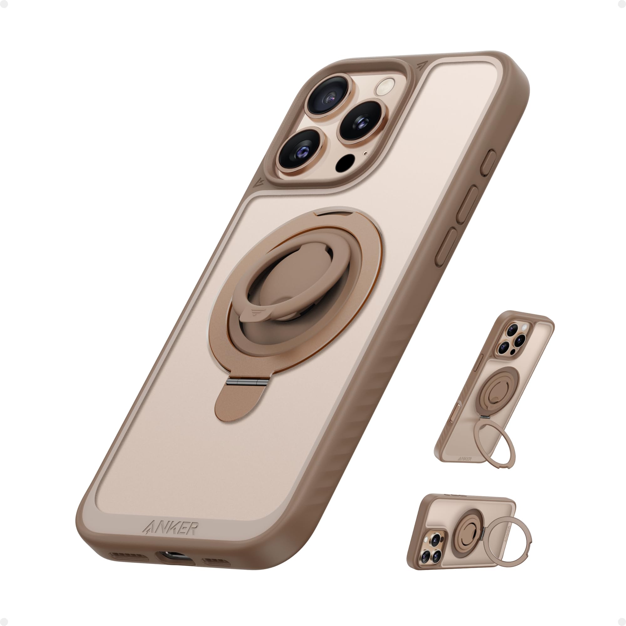 Foto 2 pulgar | Funda con Forma de Anillo Magnético Anker Maggo para Iphone 16 Pro - Venta Internacional