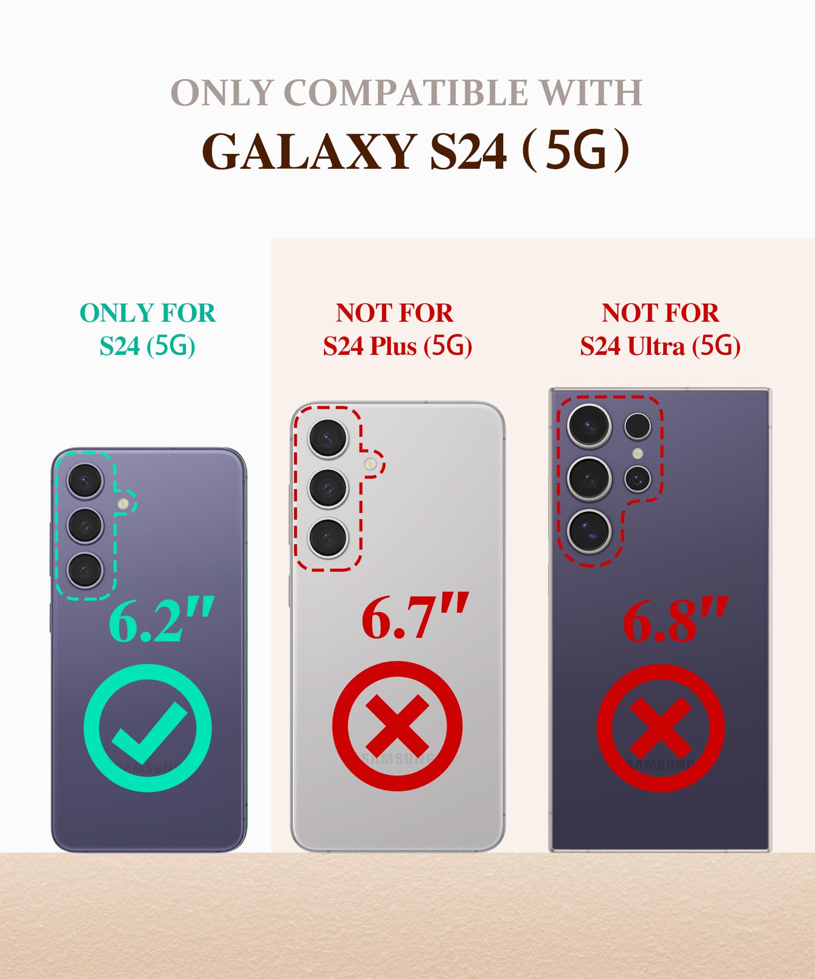 Foto 3 pulgar | Funda De Teléfono Gviewin Para Samsung Galaxy S24 Con Protector De Pantalla - Venta Internacional.