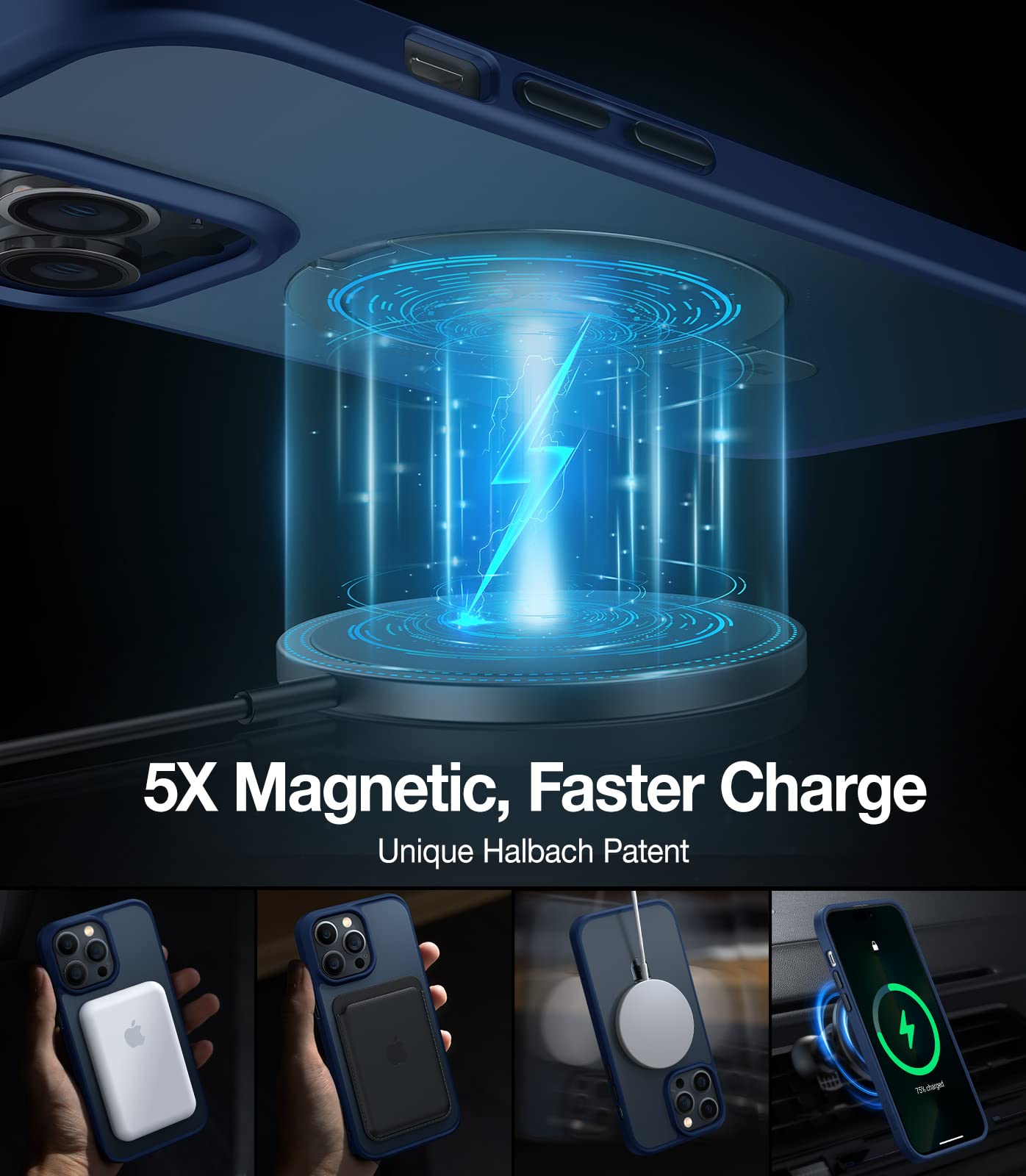 Foto 3 | Funda De Teléfono Torras Upro Ostand Magnetic Para Iphone 13 Pro Max - Venta Internacional.