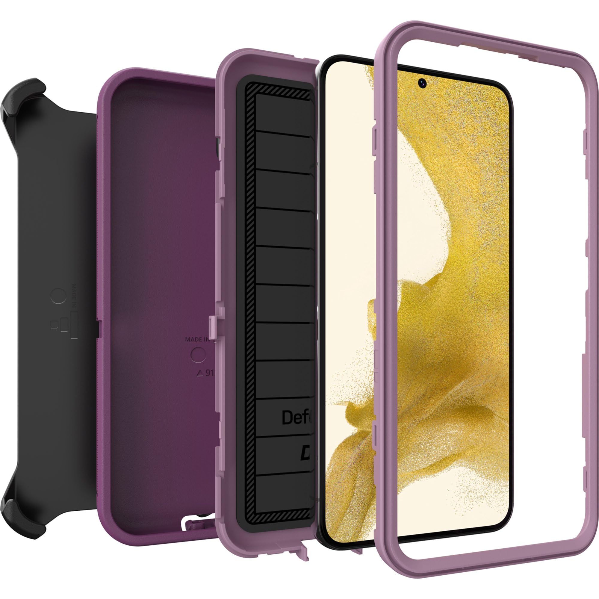 Foto 7 pulgar | Funda Otterbox Defender Series Para Samsung Galaxy S22, Color Morado - Venta Internacional.