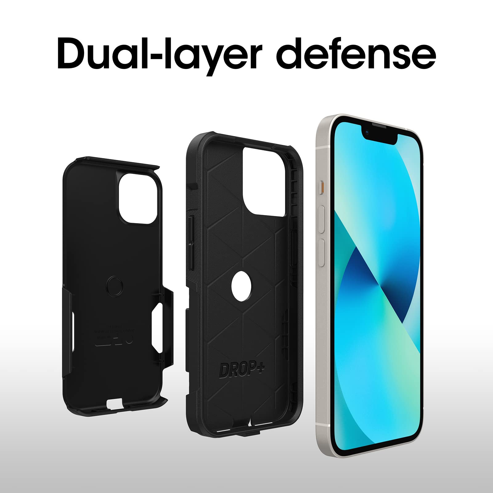 Foto 4 pulgar | Funda Otterbox Commuter Series Para Iphone 13 (solo), Color Negro - Venta Internacional.