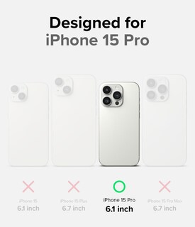 Foto 2 | Funda Ringke Onyx Compatible Con Magsafe Para Iphone 15 Pro - Venta Internacional.