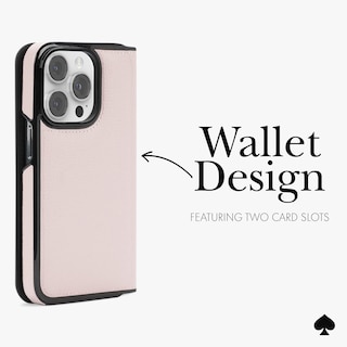 Foto 5 | Funda Tipo Cartera Kate Spade New York Para Iphone 15 Pro, Color Negro - Venta Internacional.