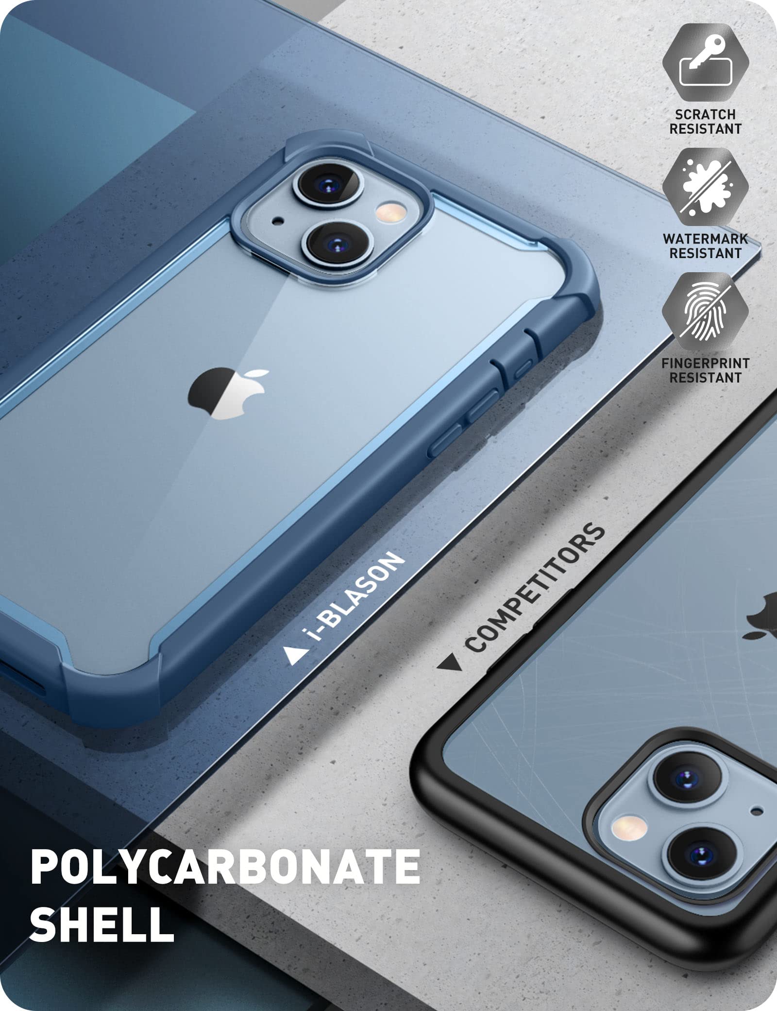 Foto 6 pulgar | Funda De Teléfono I-blason Ares Rugged Para Iphone 14/13 De 6.1 Pulgadas - Venta Internacional.