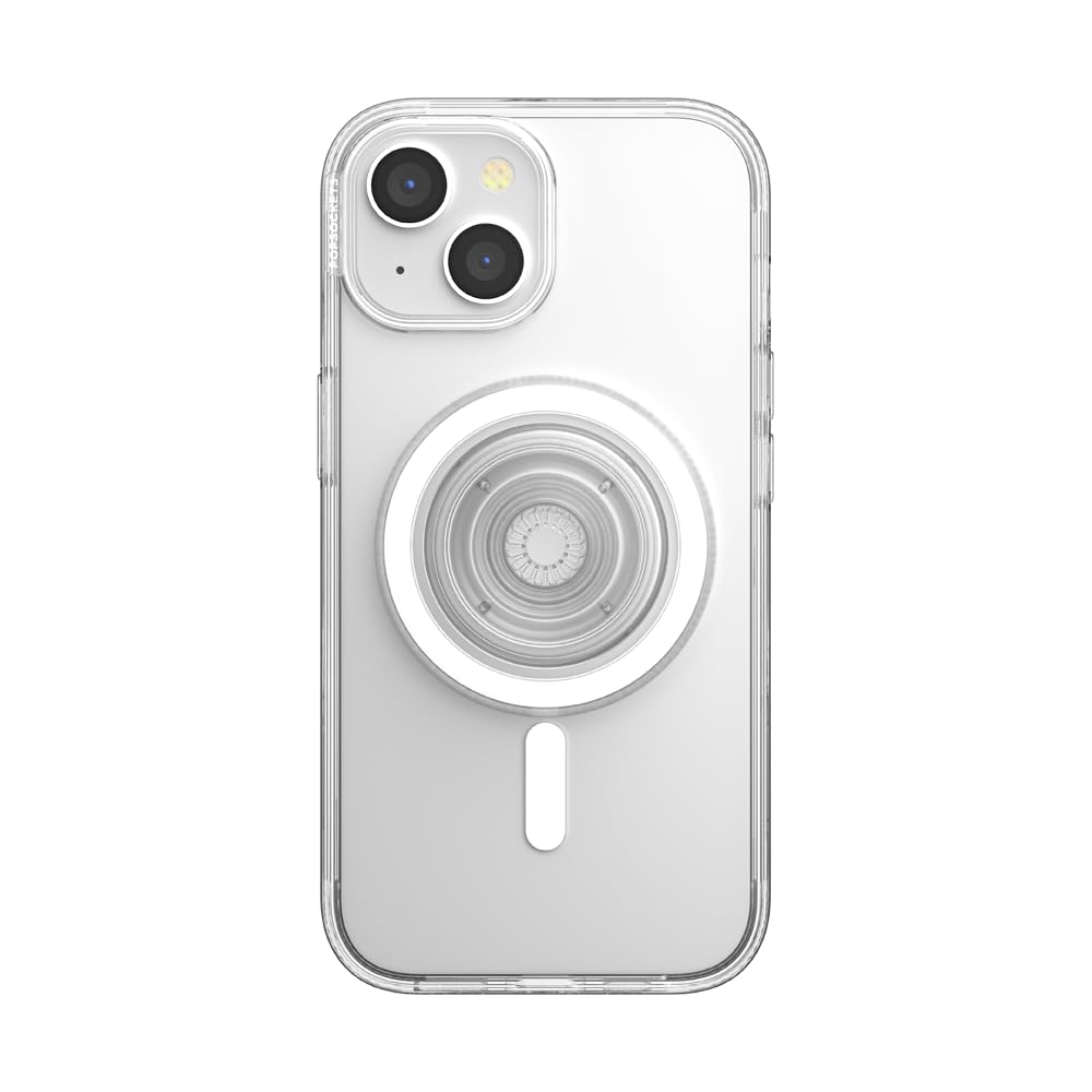 Funda Popsockets Para Iphone 15 Con Empuñadura Redonda Transparente - Venta Internacional.