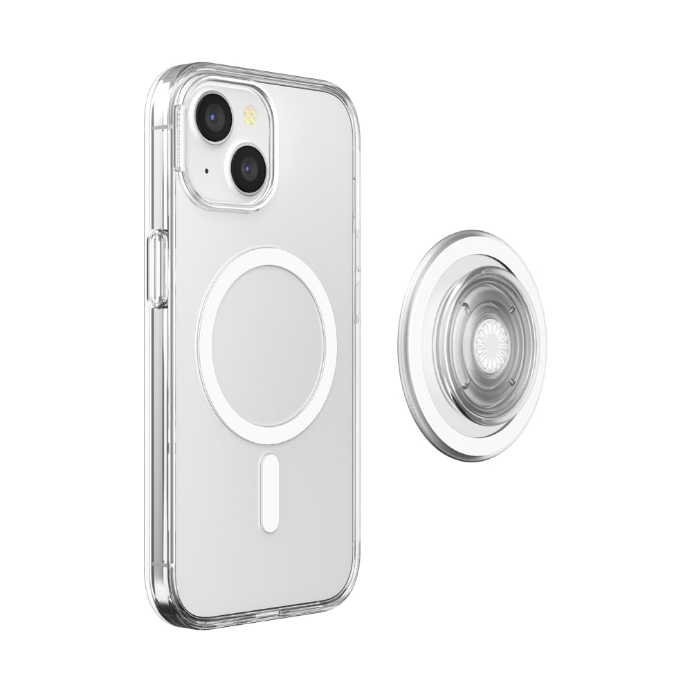 Foto 5 pulgar | Funda Popsockets Para Iphone 15 Con Empuñadura Redonda Transparente - Venta Internacional.