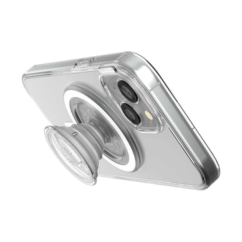 Foto 7 pulgar | Funda Popsockets Para Iphone 15 Con Empuñadura Redonda Transparente - Venta Internacional.