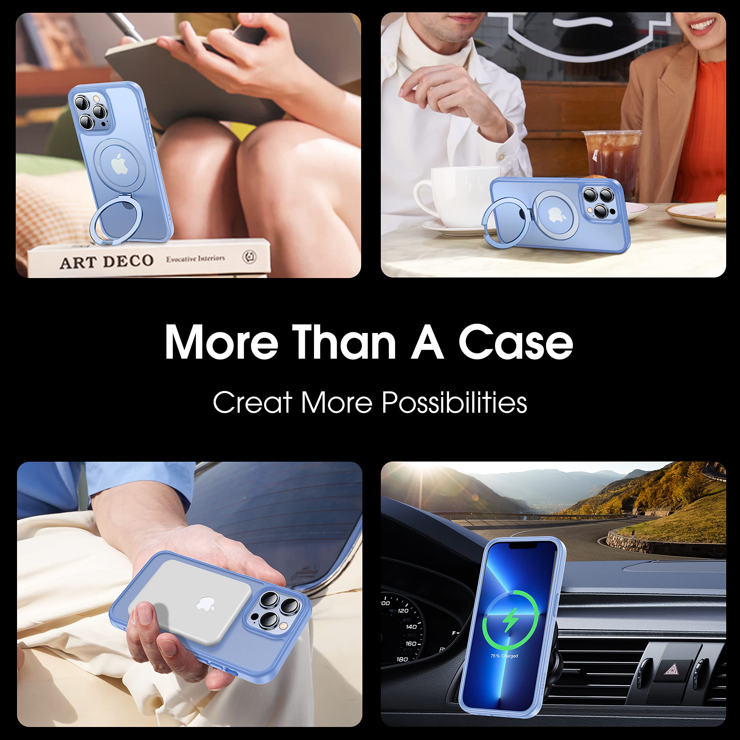 Foto 6 | Funda De Teléfono Casekoo Diseñada Para Iphone 13 Pro Con Soporte - Venta Internacional.