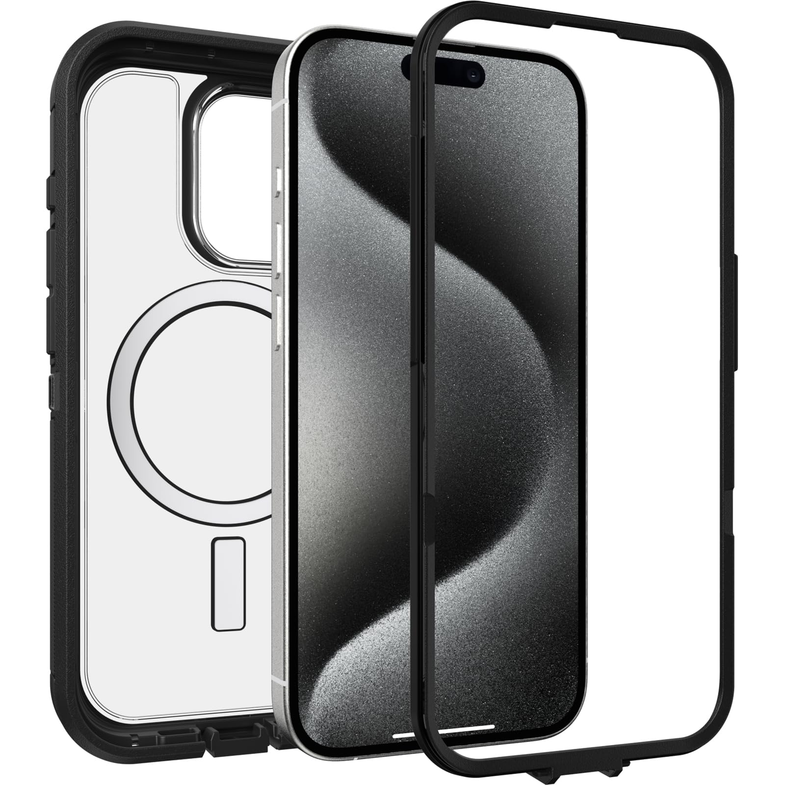 Foto 5 pulgar | Funda Otterbox Defender Xt Para Iphone 15 Pro Con Magsafe Clear - Venta Internacional.