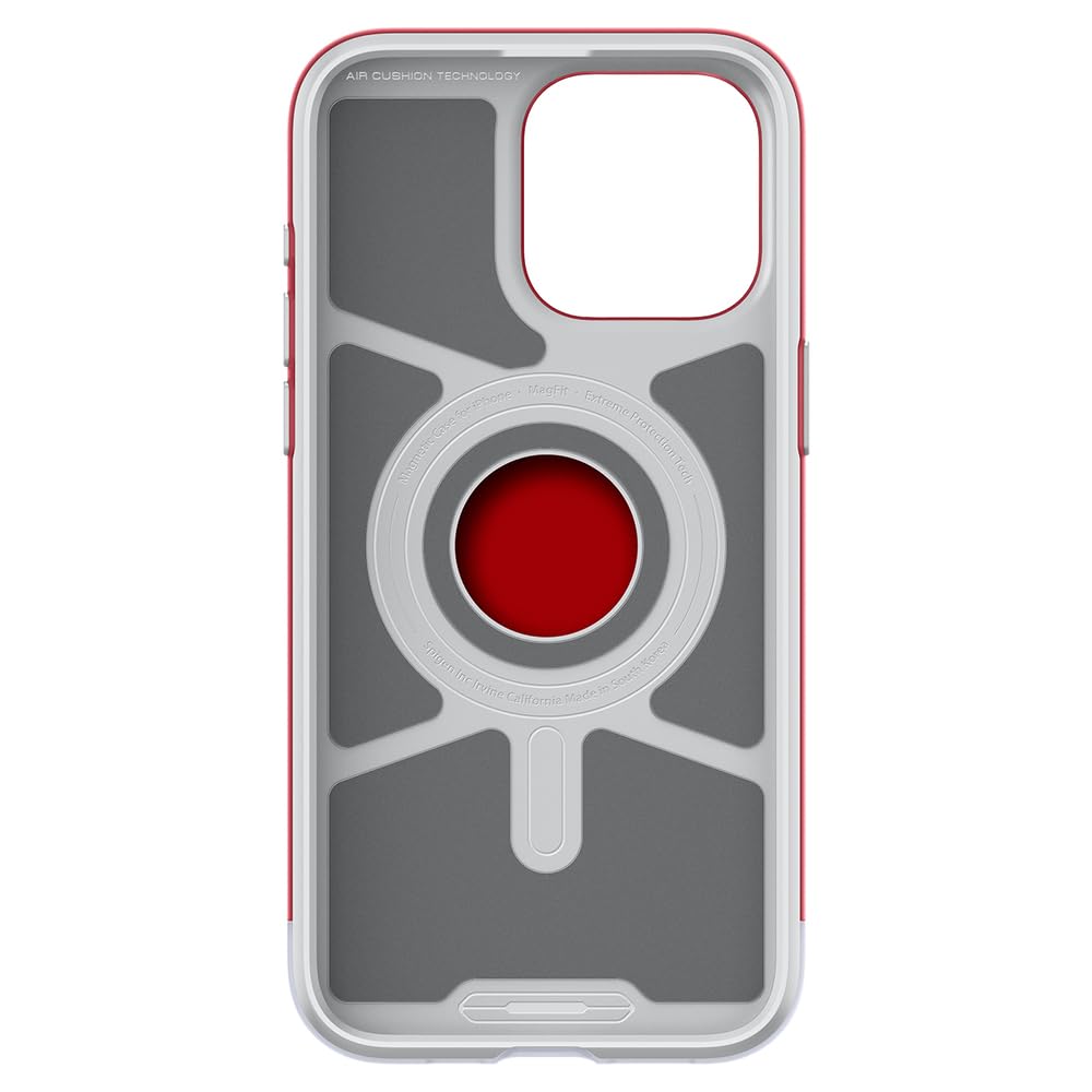 Foto 5 pulgar | Funda Spigen Classic C1 Magfit Para Iphone 15 Pro (2023), Color Rubí - Venta Internacional.