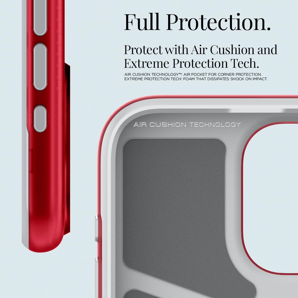 Foto 8 pulgar | Funda Spigen Classic C1 Magfit Para Iphone 15 Pro (2023), Color Rubí - Venta Internacional.