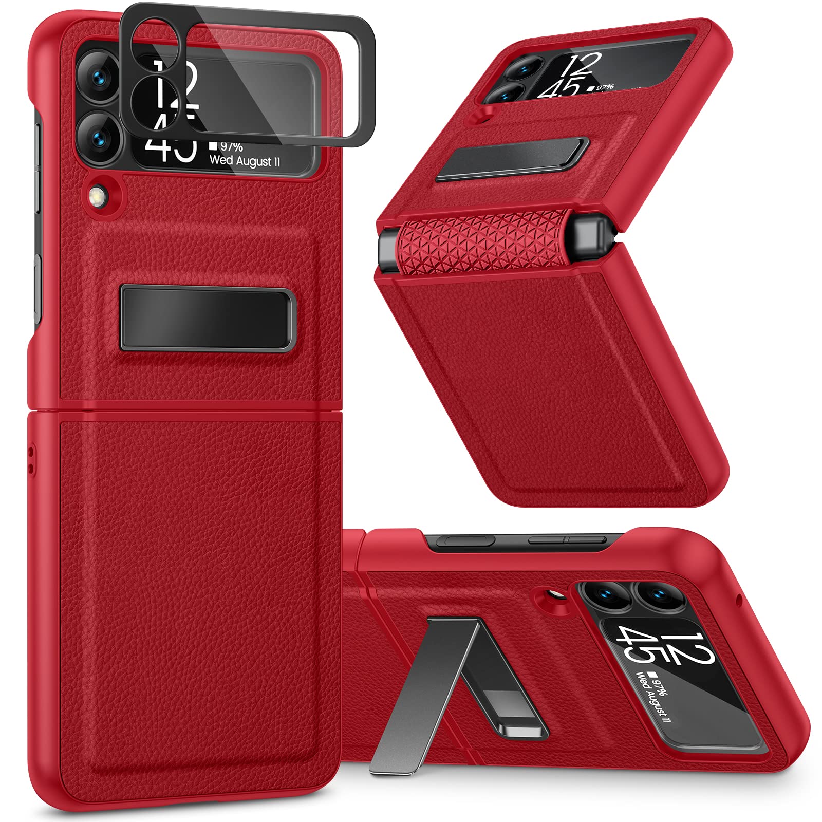 Funda Con Función Atril Para Samsung Galaxy Z Flip 3 5g Con Cámara - Venta Internacional.