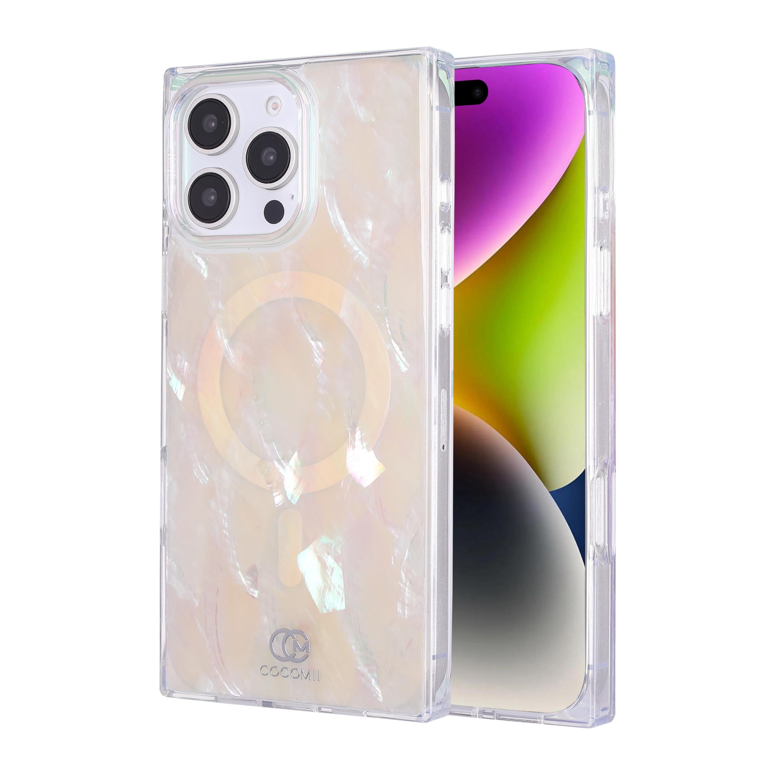 Foto 2 pulgar | Funda Para Teléfono Cocomii Rectangle Real Madreperla Para Iphone 16 Pro Max - Venta Internacional.