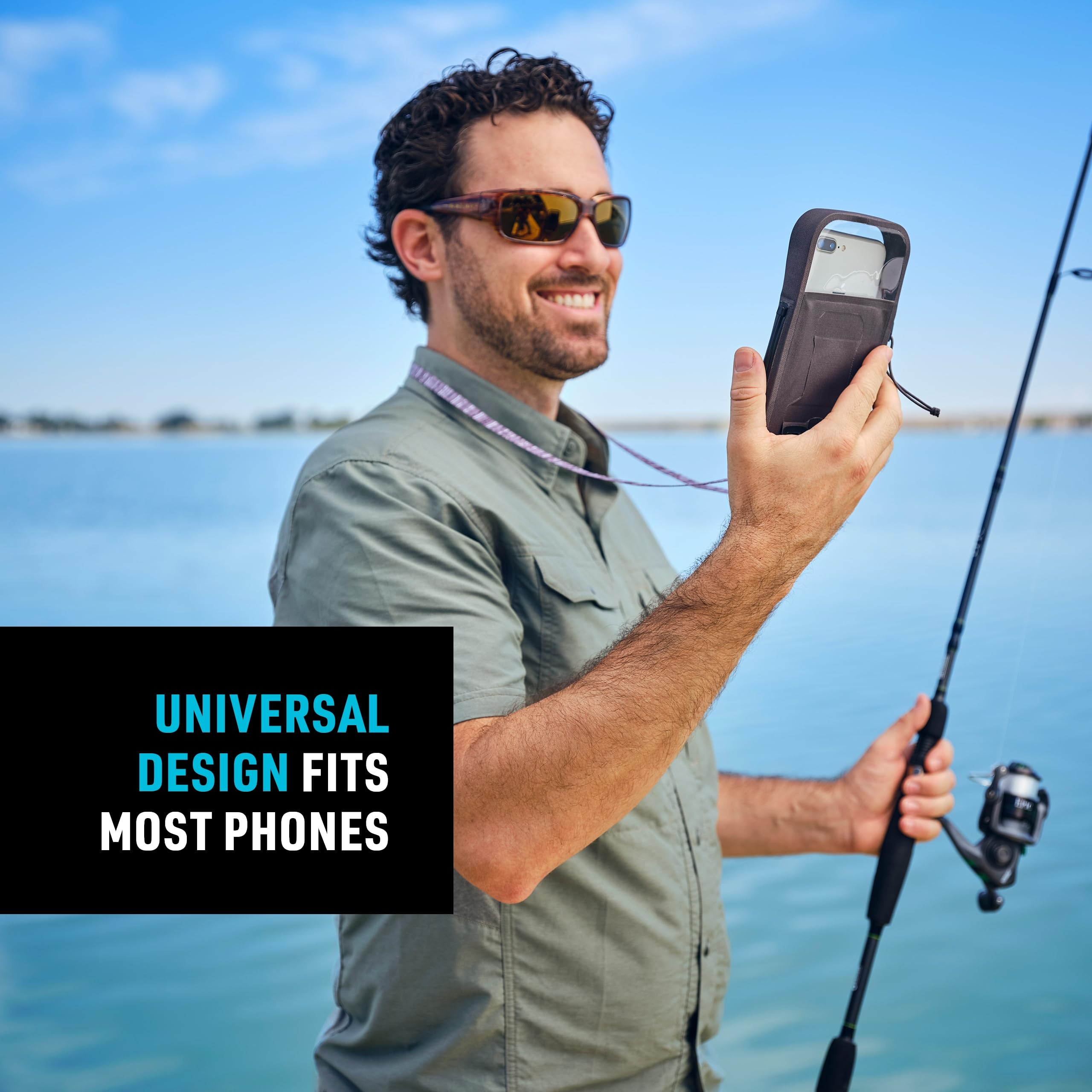 Foto 6 pulgar | Funda Impermeable Para Teléfono Nite Ize Runoff Con Cremallera Tru Ip67, Color Gris - Venta Internacional.