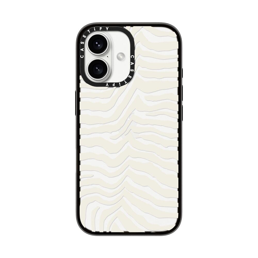 Funda De Teléfono Casetify Compact Para Iphone 16 Zebra Stripe - Venta Internacional.