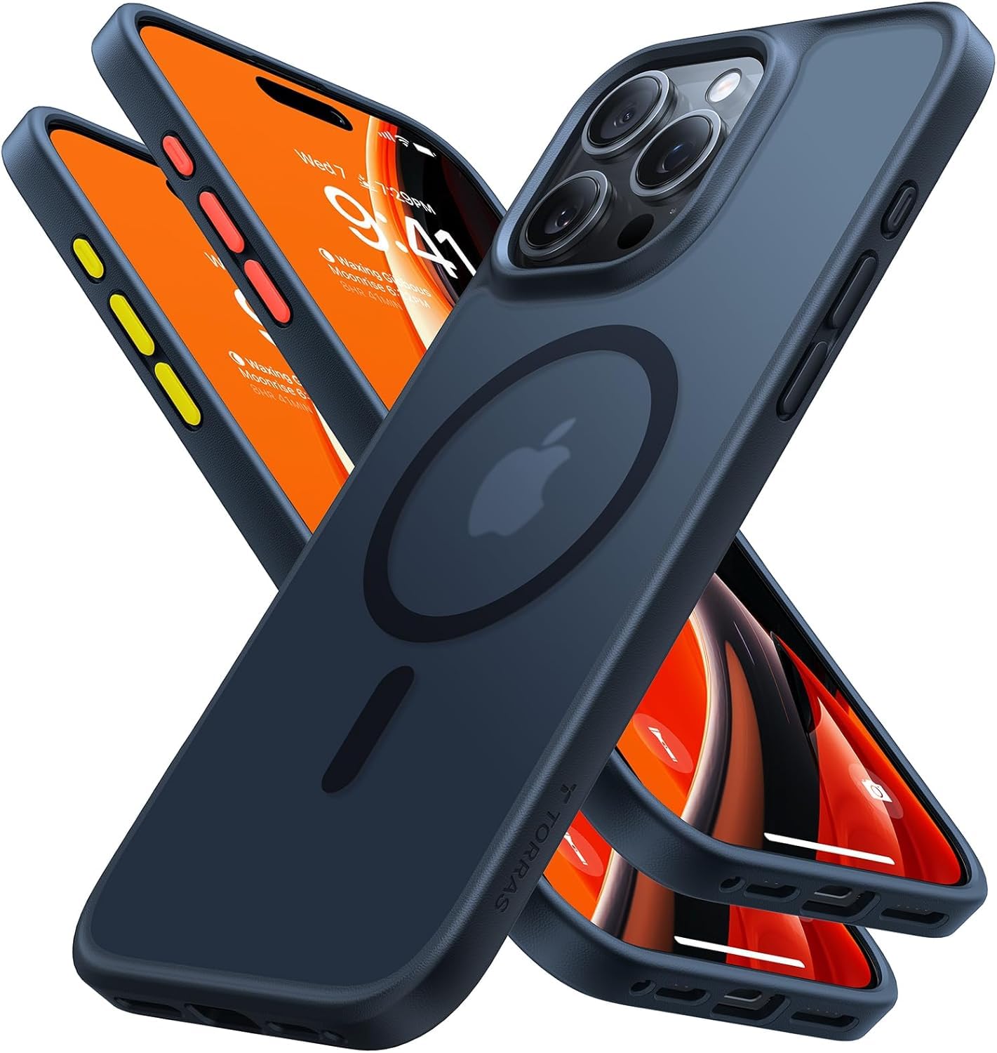 Foto 1 | Funda De Teléfono Torras A Prueba De Golpes Para Iphone 15 Pro Max Frosted Black - Venta Internacional.