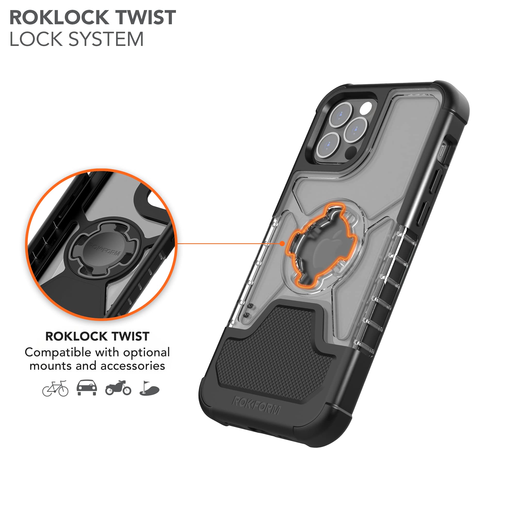 Foto 8 pulgar | Funda Protectora Rokform Para Iphone 12 Pro Max Magnética Transparente - Venta Internacional.