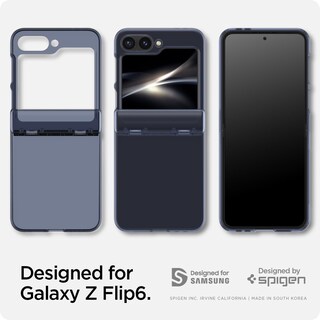 Foto 2 | Funda Spigen Ultra Hybrid Pro Para Galaxy Z Flip 6, Color Azul Marino - Venta Internacional.