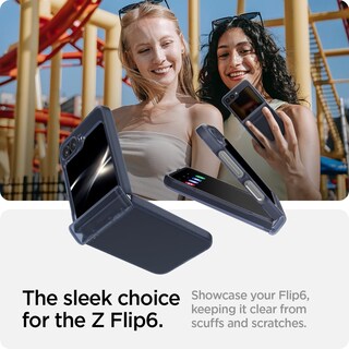 Foto 3 | Funda Spigen Ultra Hybrid Pro Para Galaxy Z Flip 6, Color Azul Marino - Venta Internacional.