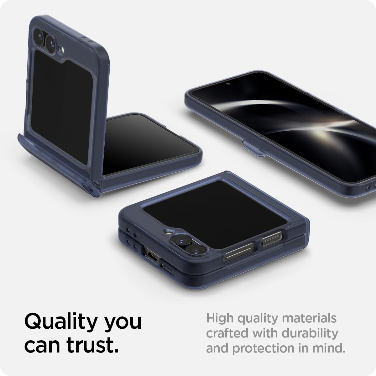 Foto 8 pulgar | Funda Spigen Ultra Hybrid Pro Para Galaxy Z Flip 6, Color Azul Marino - Venta Internacional.