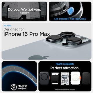 Foto 2 | Funda Spigen Ultra Hybrid Magfit Para Iphone 16 Pro Max - Venta Internacional.