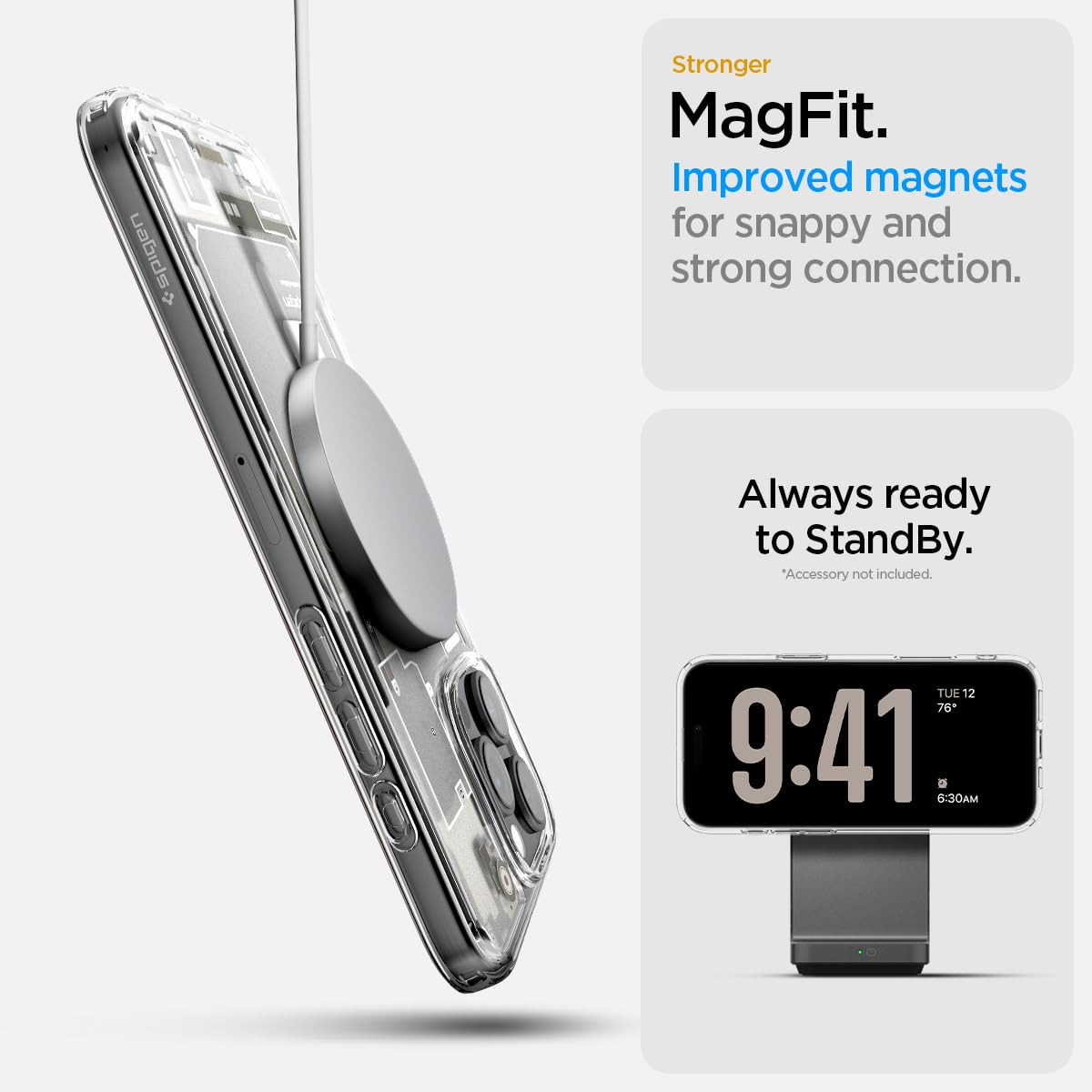 Foto 6 pulgar | Funda Spigen Ultra Hybrid Magfit Para Iphone 16 Pro Max - Venta Internacional.