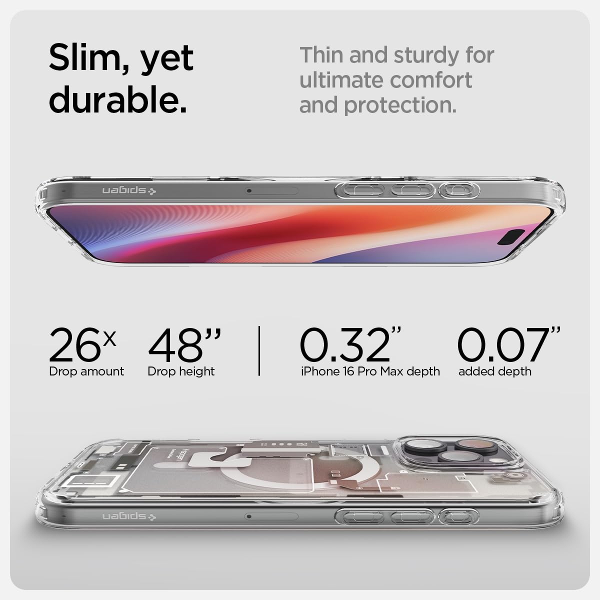 Foto 7 pulgar | Funda Spigen Ultra Hybrid Magfit Para Iphone 16 Pro Max - Venta Internacional.