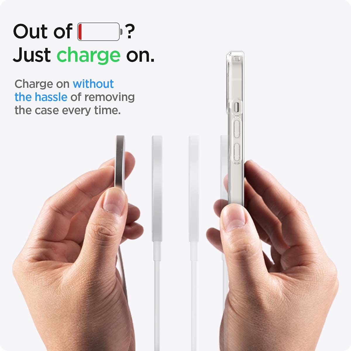 Foto 8 pulgar | Funda De Teléfono Spigen Ultra Hybrid Magfit Para Iphone 13 Mini - Venta Internacional.