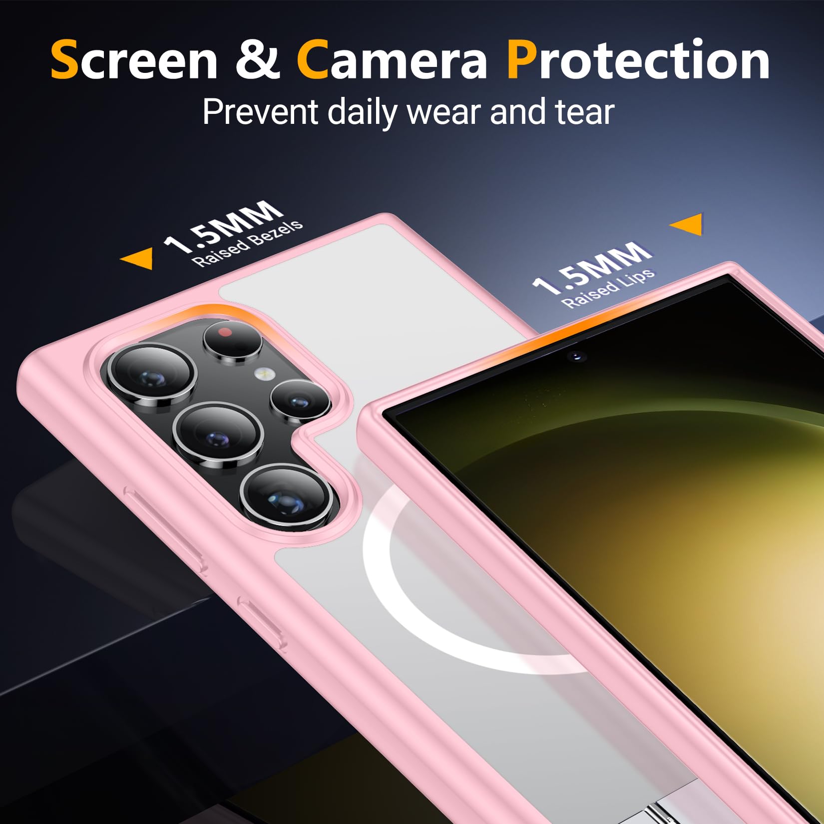 Foto 7 pulgar | Funda Magnética Spidercase Con Soporte Para Samsung Galaxy S23 Ultra - Venta Internacional.
