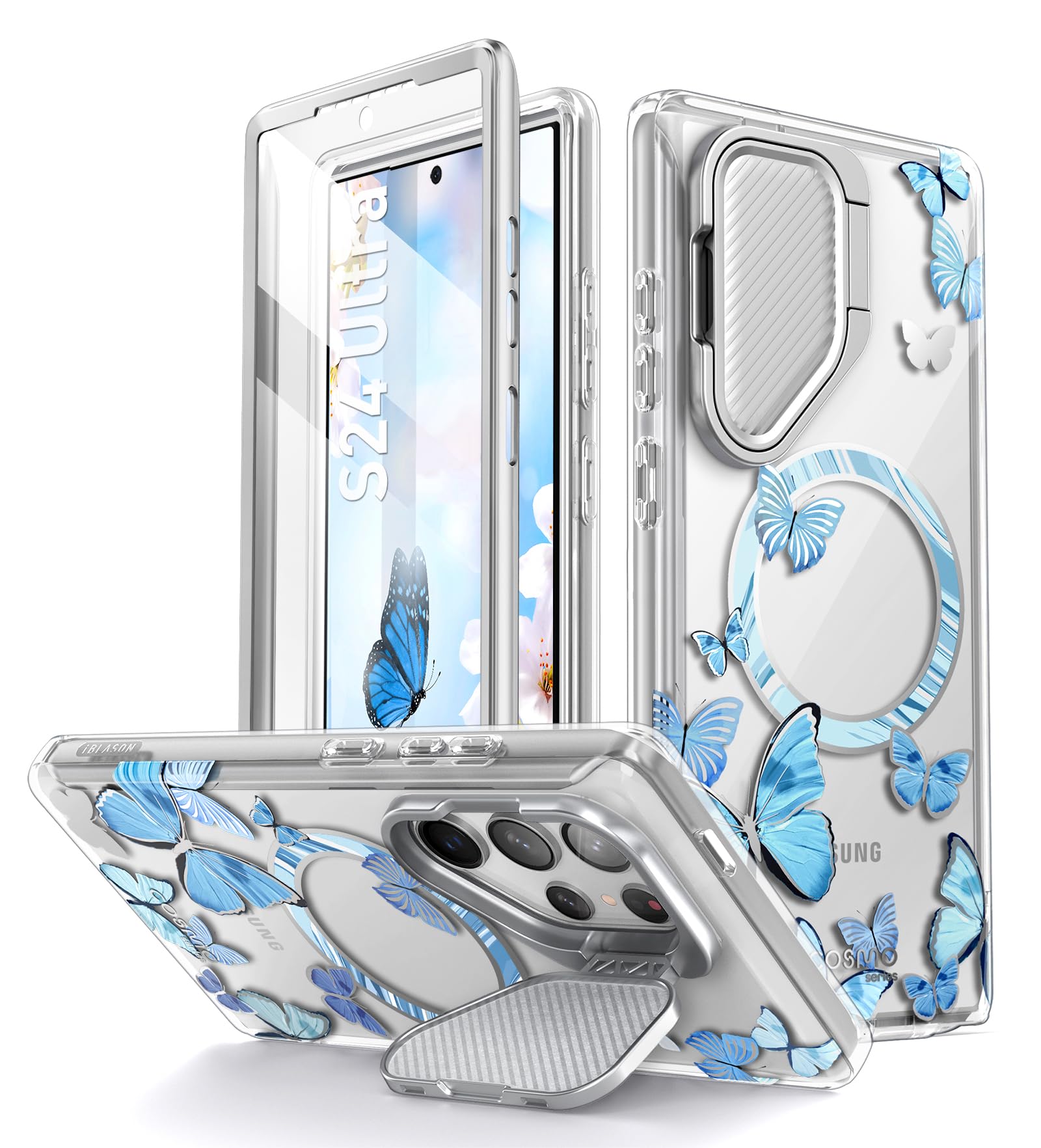 Funda De Teléfono I-blason Cosmo Para Samsung Galaxy S24 Ultra Blue - Venta Internacional.