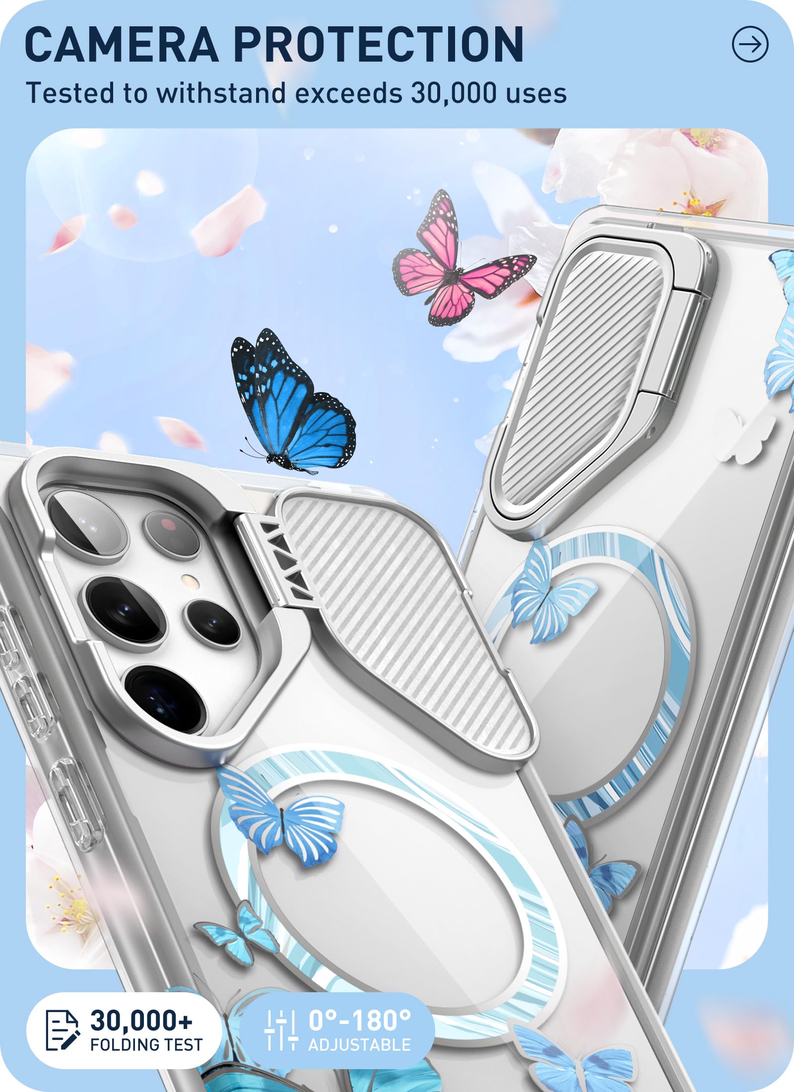 Foto 3 pulgar | Funda De Teléfono I-blason Cosmo Para Samsung Galaxy S24 Ultra Blue - Venta Internacional.
