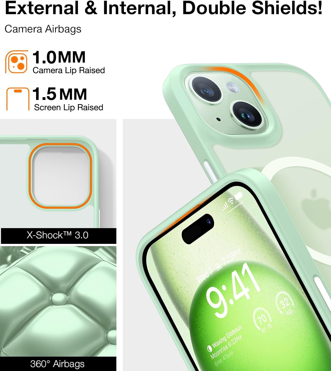 Foto 6 pulgar | Funda Magnética Torras Para Iphone 14/15, Color Verde - Venta Internacional.