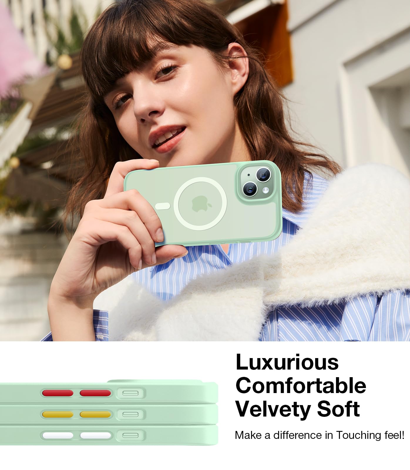 Foto 6 | Funda Magnética Torras Para Iphone 14/15, Color Verde - Venta Internacional.