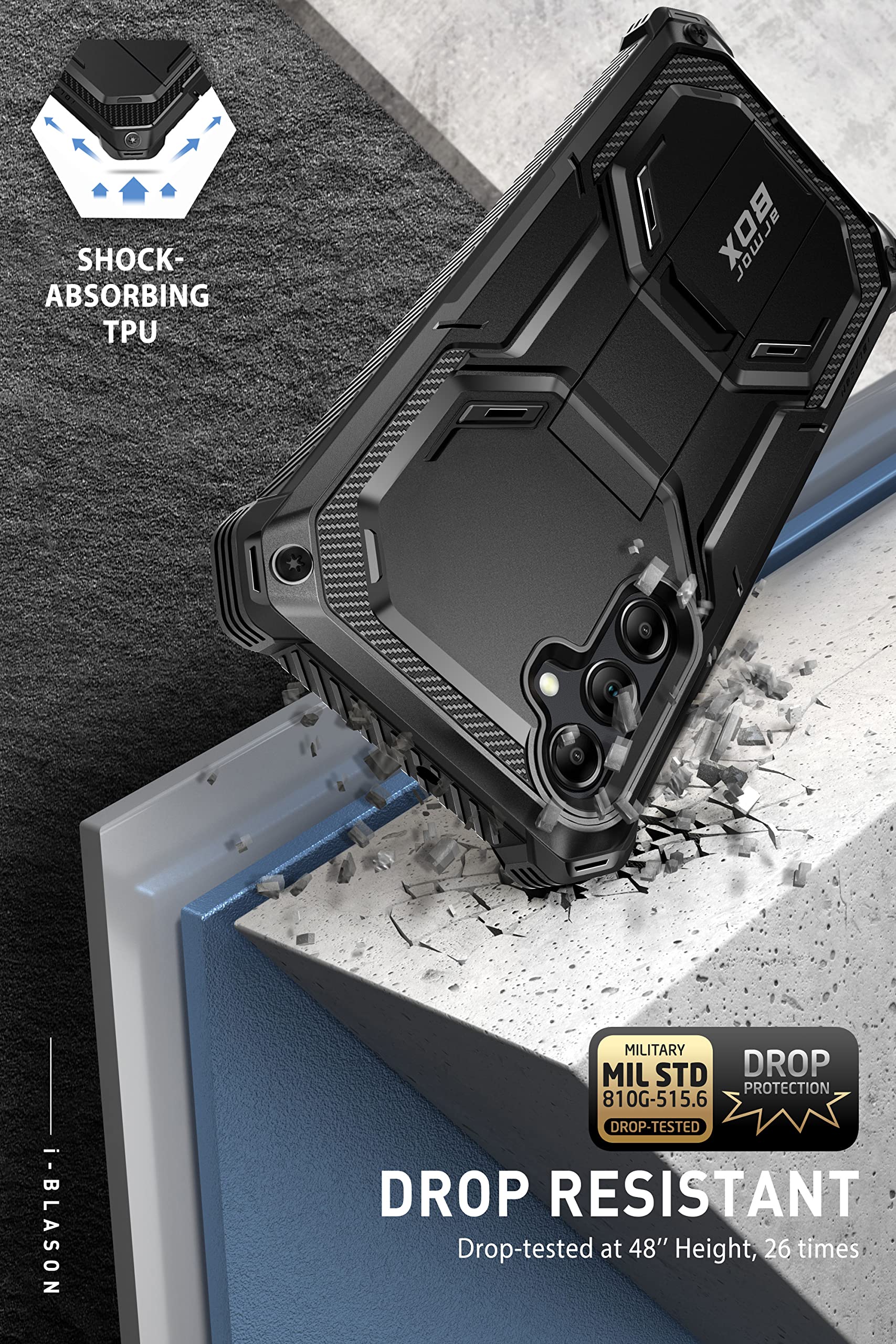 Foto 2 | Funda I-blason Armorbox Para Samsung Galaxy S23 Fe, Color Negro - Venta Internacional.