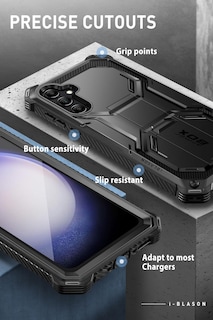 Foto 4 | Funda I-blason Armorbox Para Samsung Galaxy S23 Fe, Color Negro - Venta Internacional.