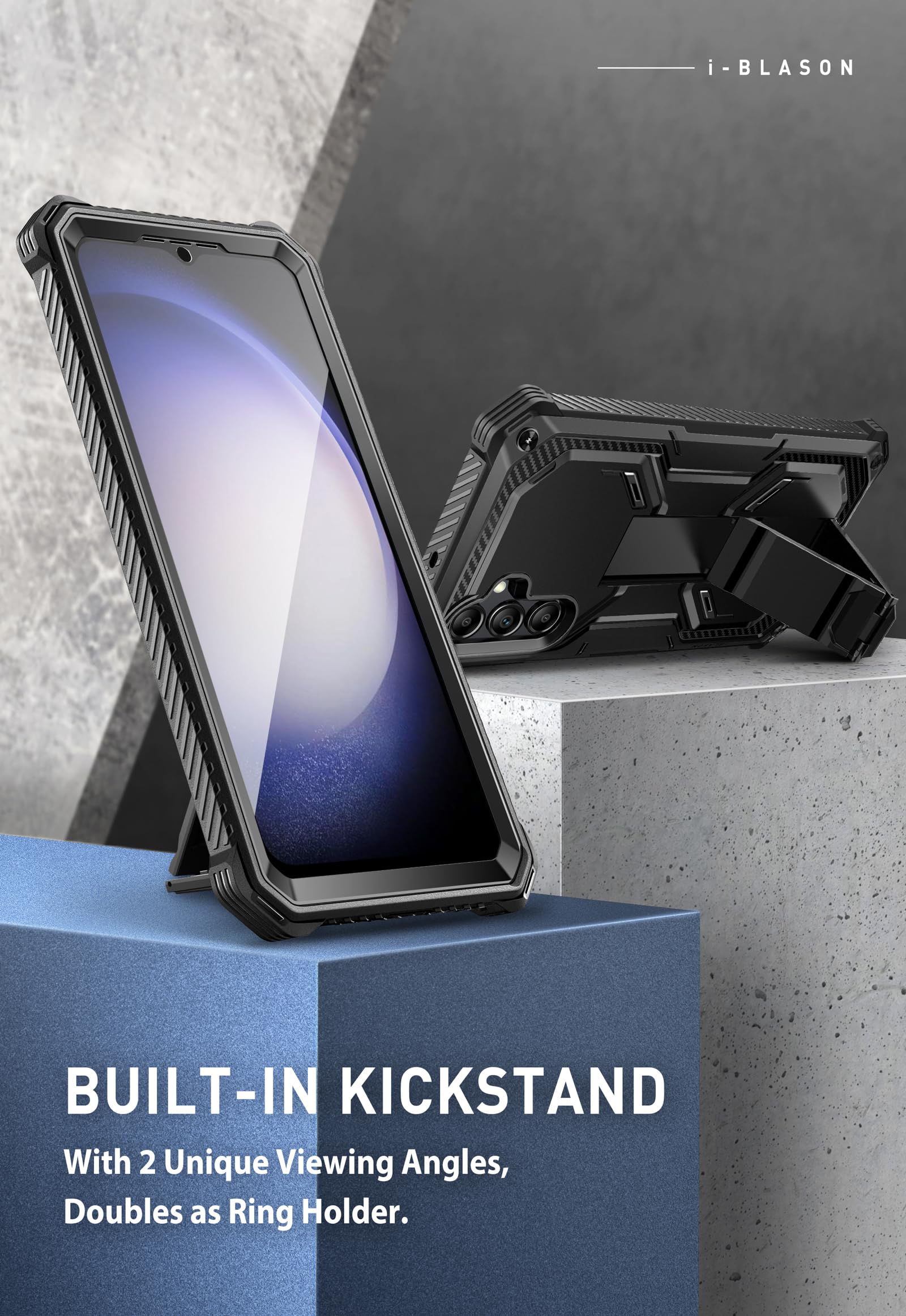 Foto 7 pulgar | Funda I-blason Armorbox Para Samsung Galaxy S23 Fe, Color Negro - Venta Internacional.