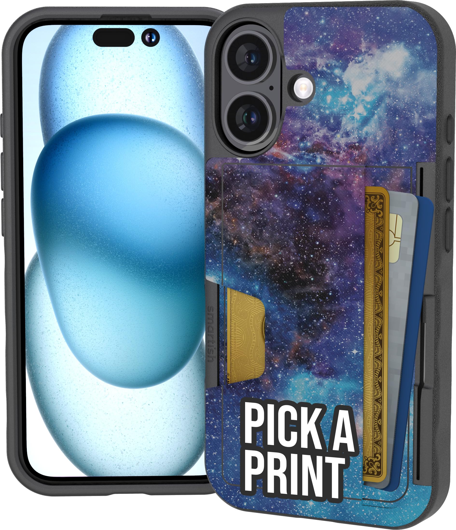 Foto 2 pulgar | Funda Tipo Cartera Smartish  Wallet Slayer Vol. 2 Para Iphone 16 - Venta Internacional.