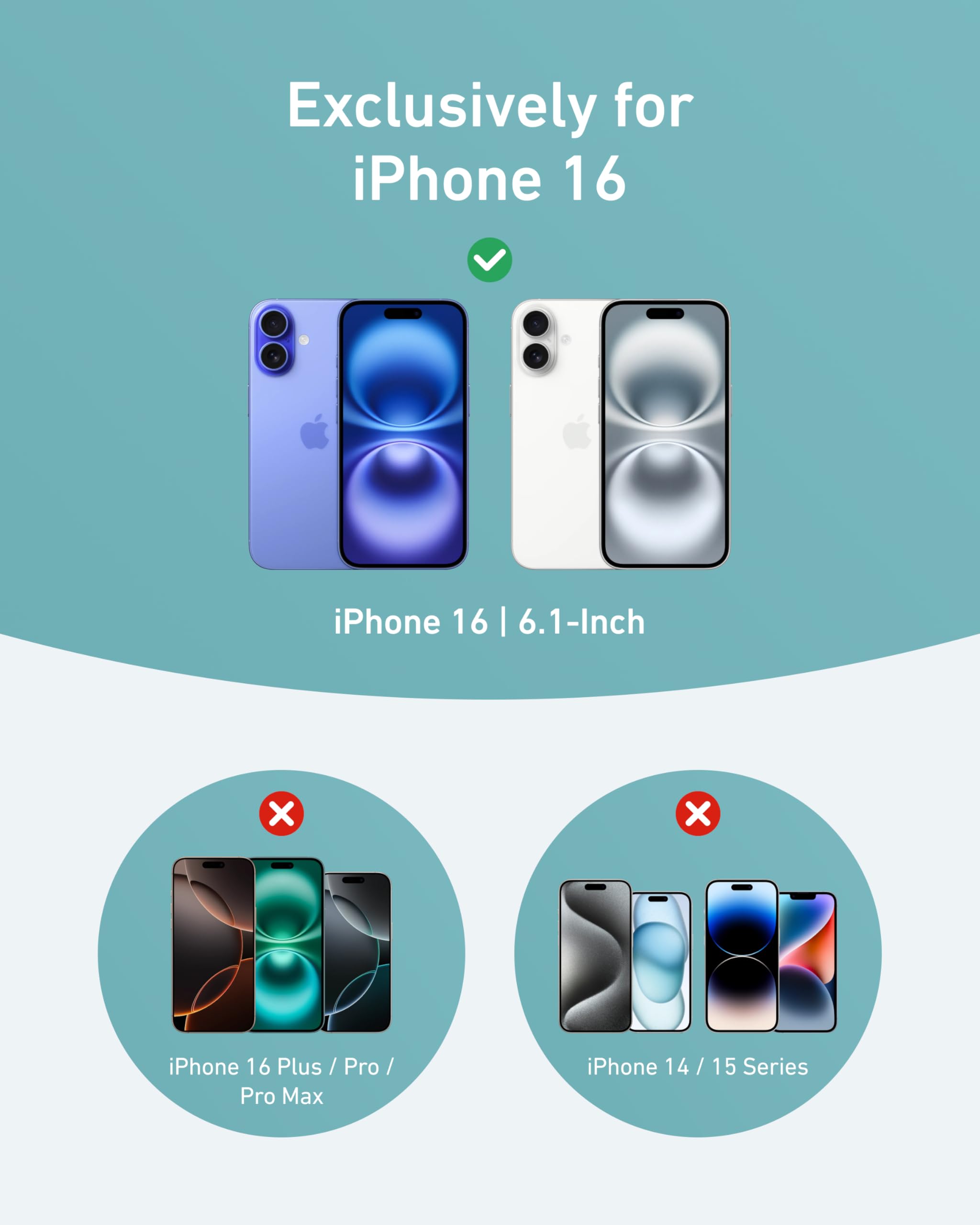 Foto 8 pulgar | Funda Para Teléfono Anker Ultra Magnetic Con Soporte Anular De 360° Para Iphone 16 - Venta Internacional.