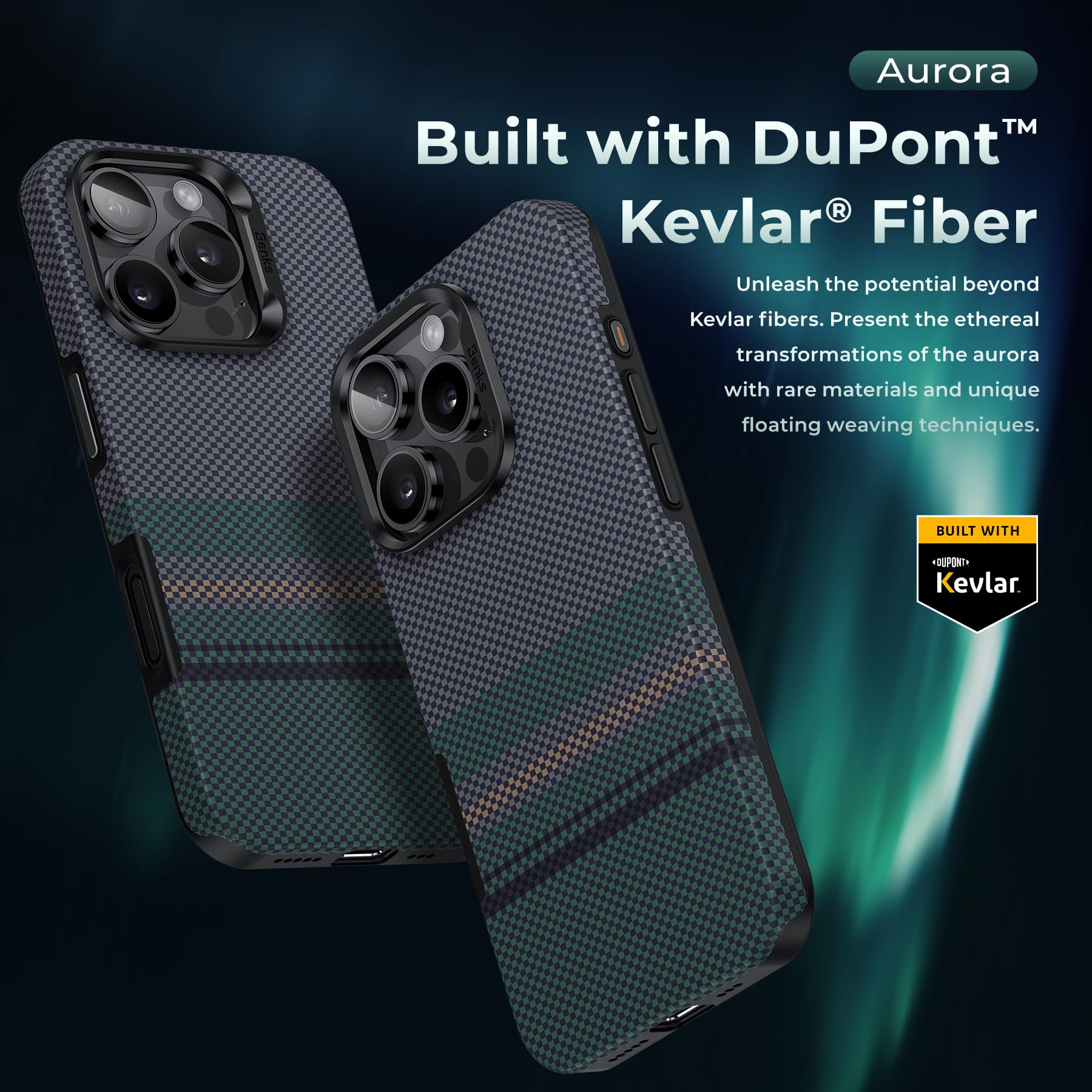Foto 3 pulgar | Funda De Teléfono Benks Aurora Armorpro Para Iphone 16 Pro Max - Venta Internacional.