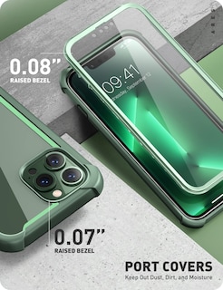 Foto 6 | Funda I-blason Ares Para Iphone 13 Pro Max De 6.7 Pulgadas, Color Verde - Venta Internacional.