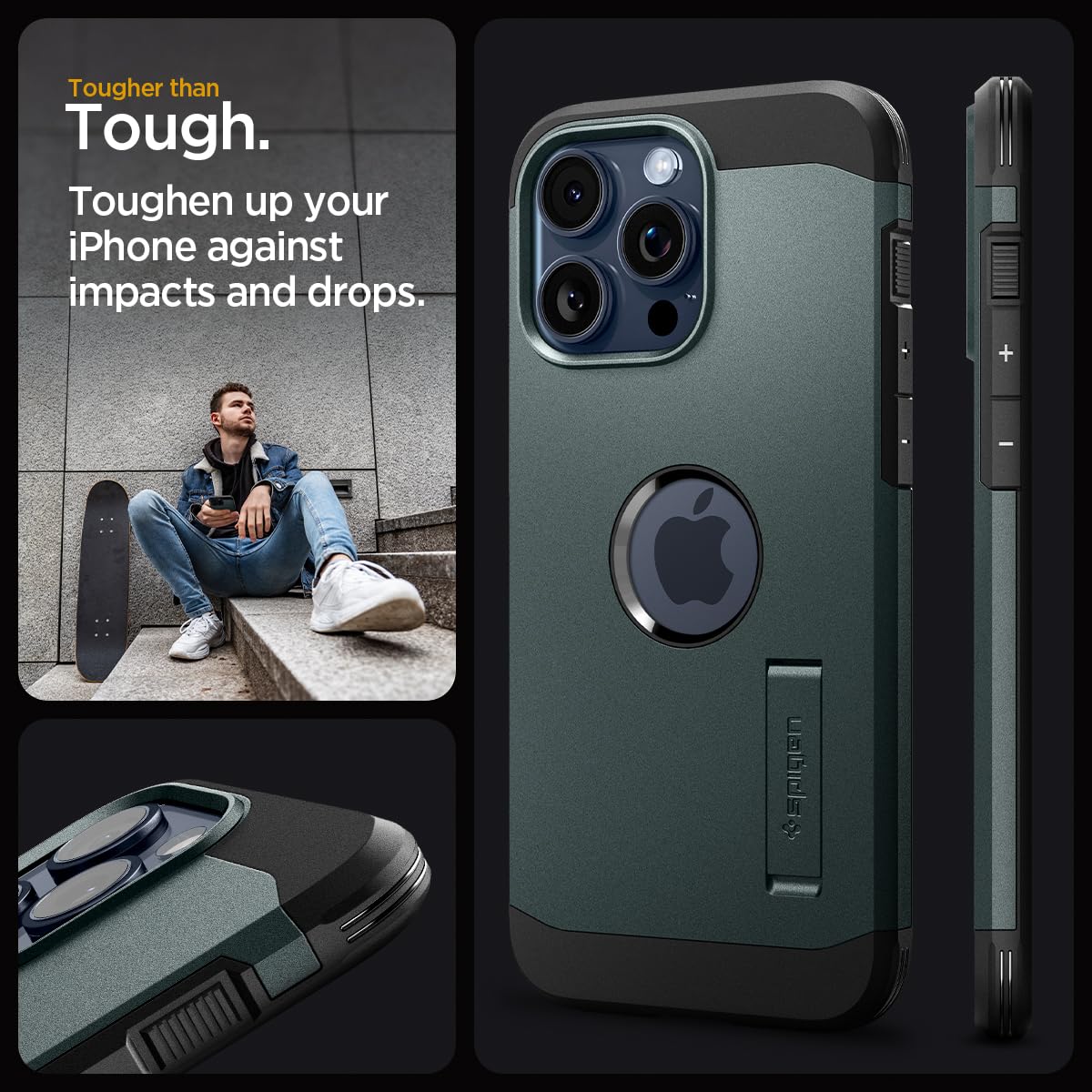 Foto 3 | Funda Spigen Tough Armor Magfit Para El Iphone 15 Pro (2023) - Venta Internacional.