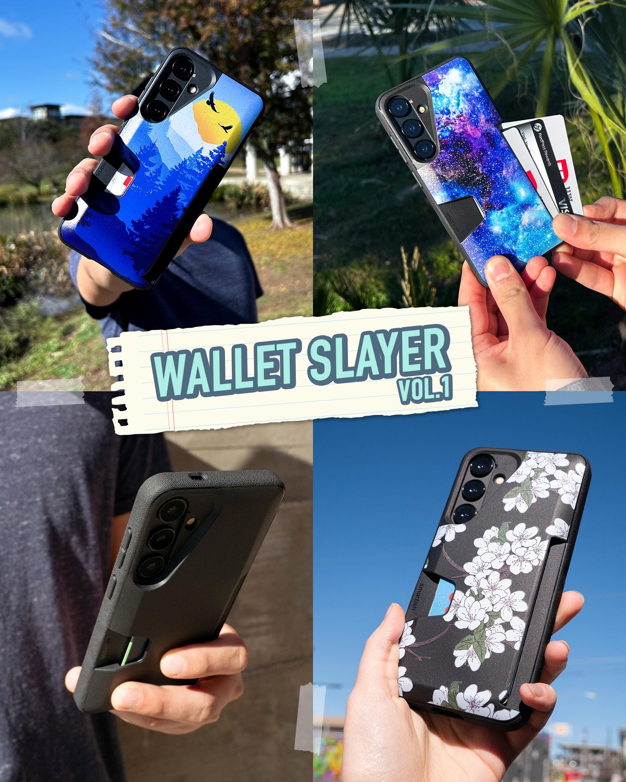 Foto 7 pulgar | Funda Tipo Cartera Smartish Galaxy S24 Plus Wallet Slayer Vol. 1 - Venta Internacional.