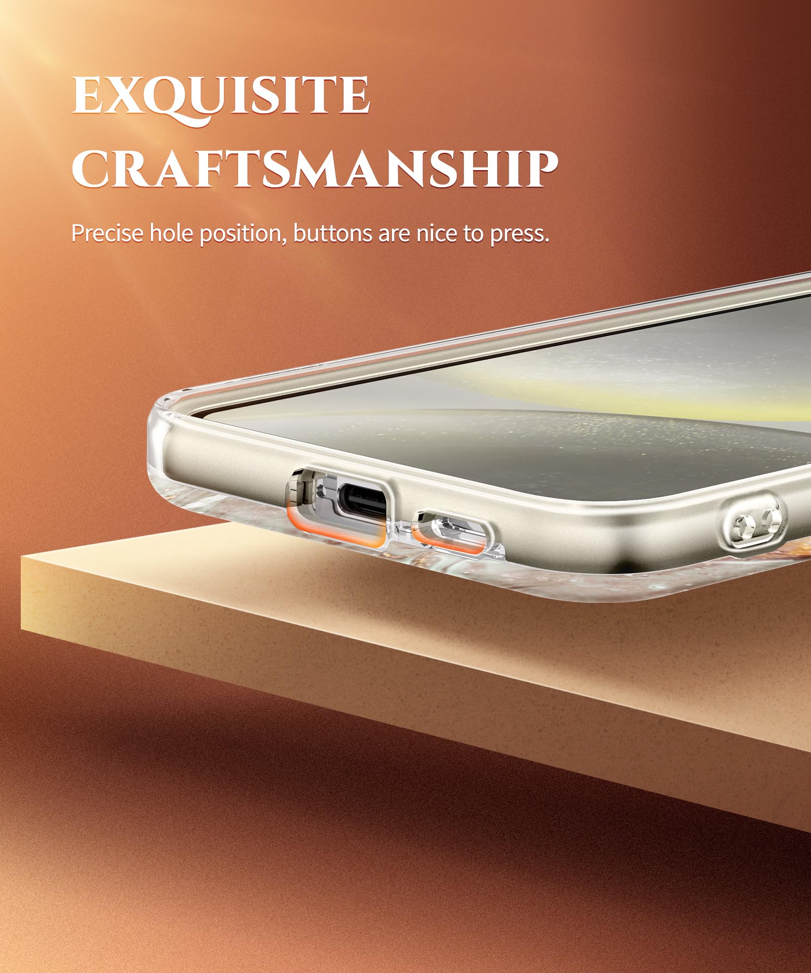 Foto 7 | Funda De Teléfono Gviewin Diseñada Para Samsung Galaxy S24+ Plus 6.7 - Venta Internacional.