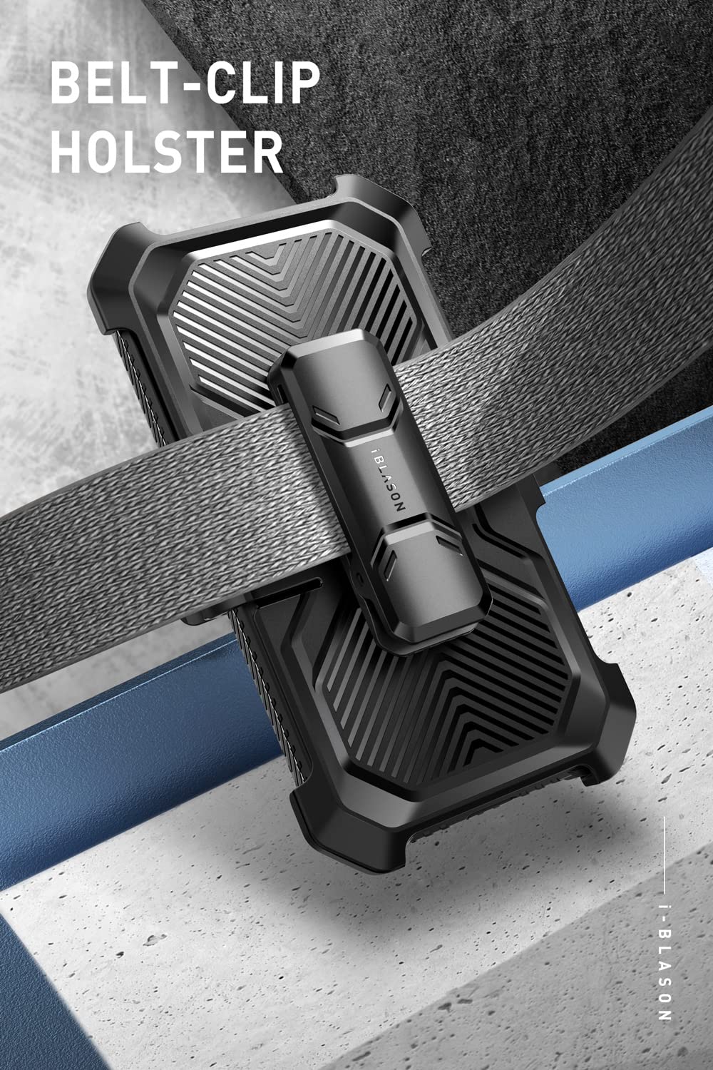 Foto 7 pulgar | Funda I-blason Armorbox Para Samsung Galaxy S23 Con Soporte Azul - Venta Internacional.