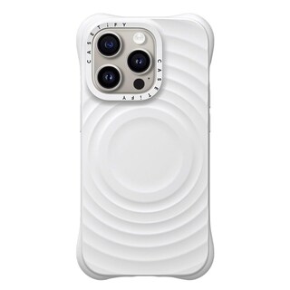 Foto 1 | Funda De Teléfono Casetify Ripple De Silicona Blanca Para Iphone 15 Pro - Venta Internacional.