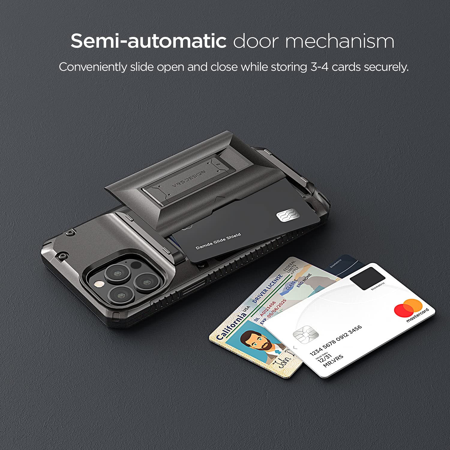 Foto 5 pulgar | Funda Para Teléfono Vrs Design Damda Glide Hybrid Iphone 13 Pro Max - Venta Internacional.